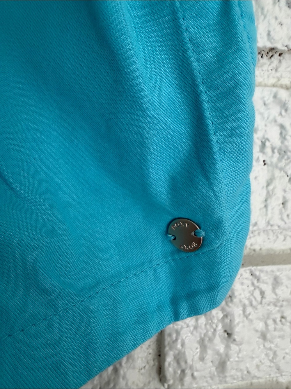 Roxy Girls' Una Mattina Bright Pink, Lime & Turquoise Elastic-Waist Shorts Trio - Picture 6 of 6
